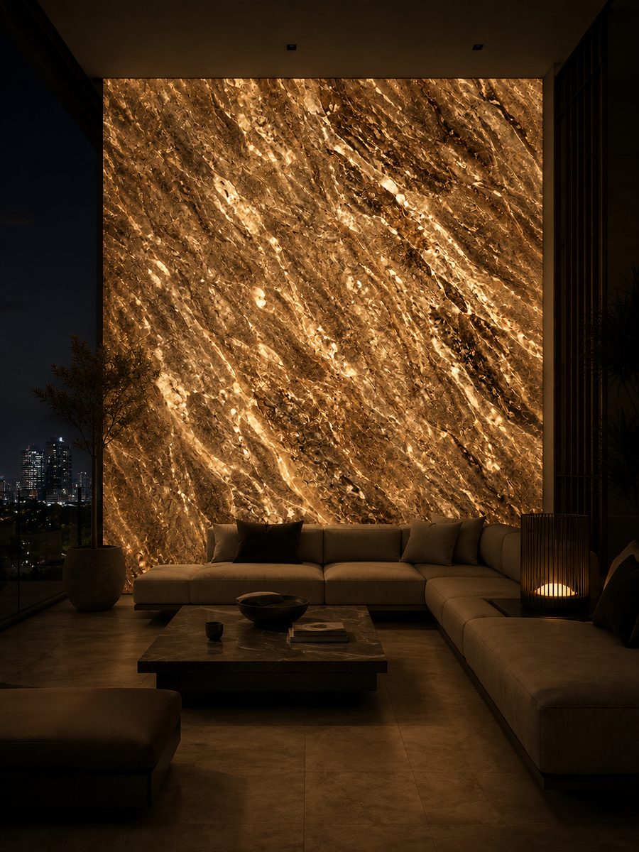 Adanga Brown in night light