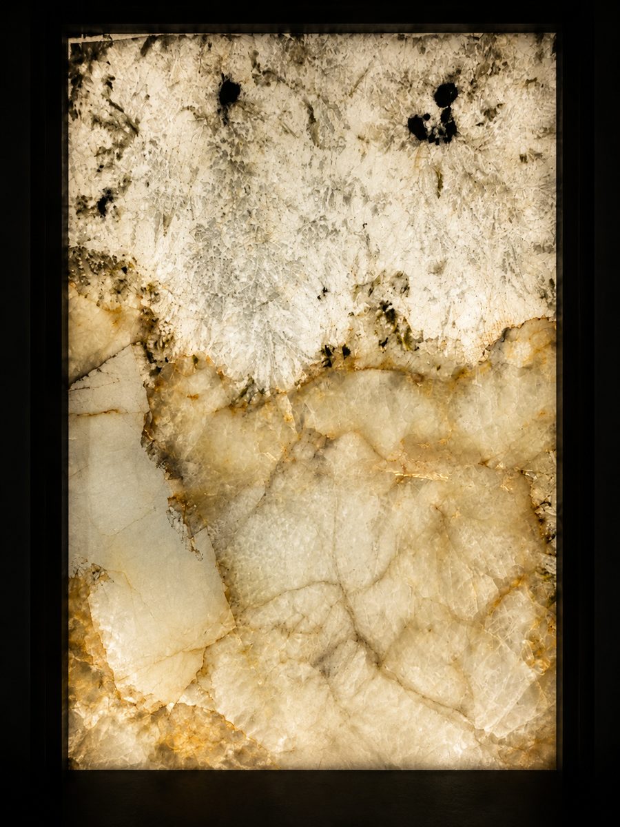 Alpinus Quartzite in museum light