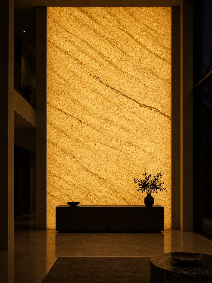 Amarillo Triana in night light