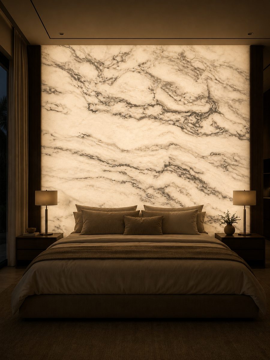 Ambaji White in night light