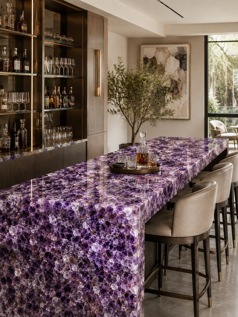 Amethyst (Geode grade) in day light