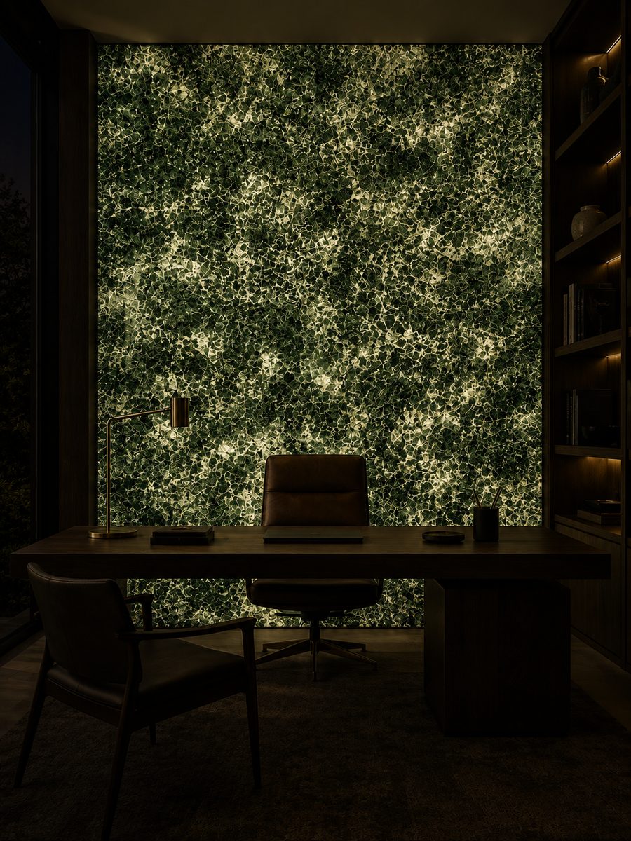 Austral Verde in night light