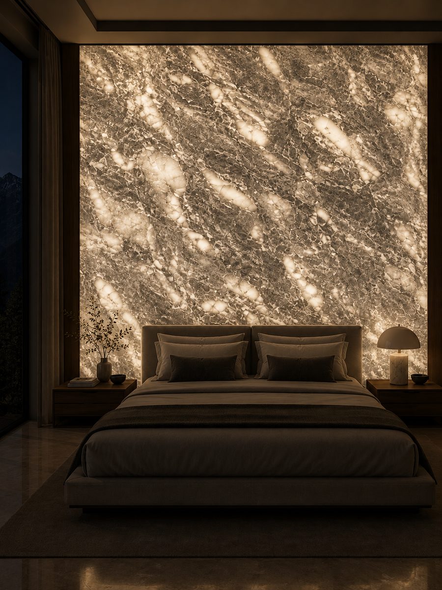 Badal Grey in night light