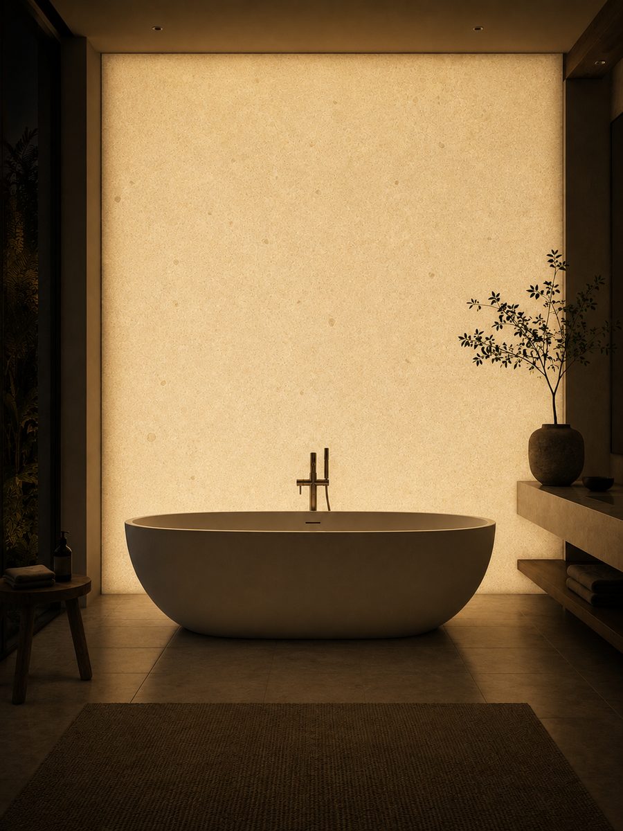 Bali White in night light