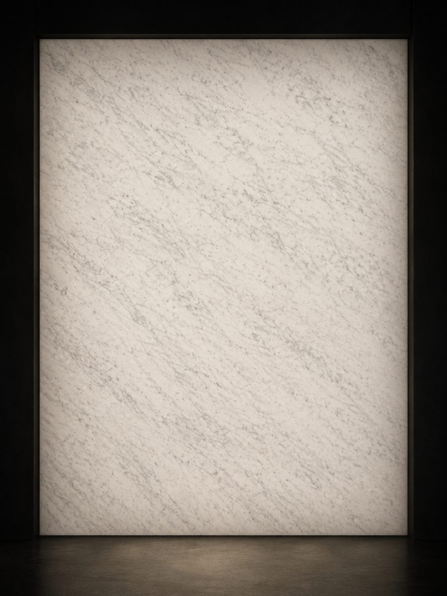 Bianco Carrara CD in museum light