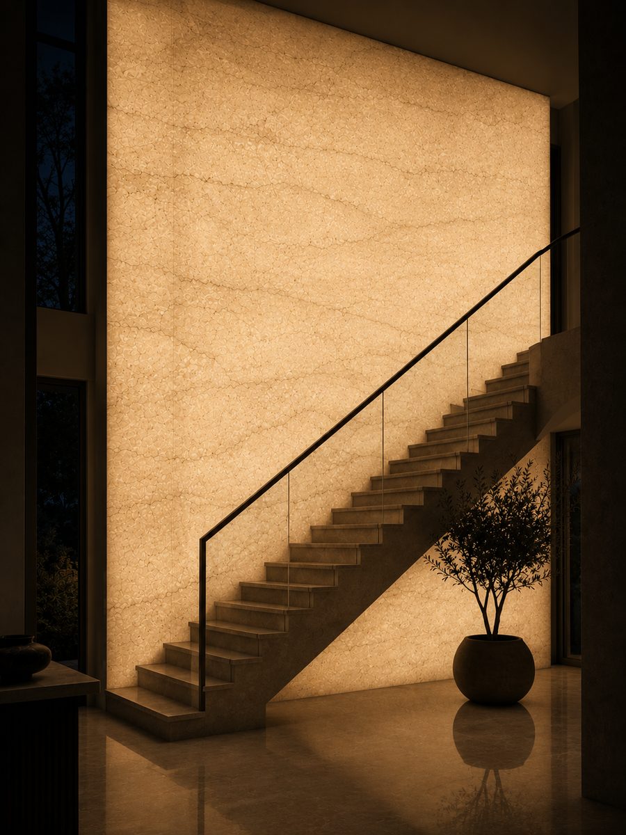 Botticino Classico in night light