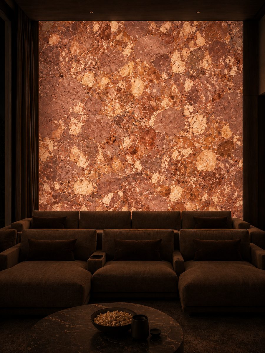 Breccia Pernice in night light