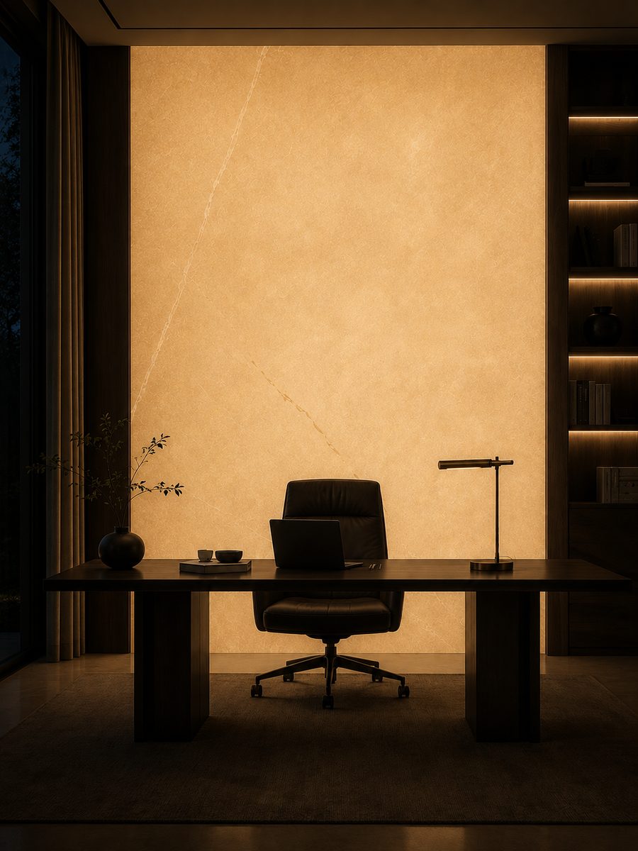 Burdur Beige in night light