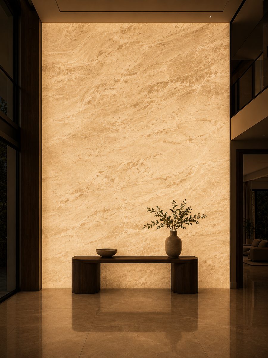 Bursa Beige in night light