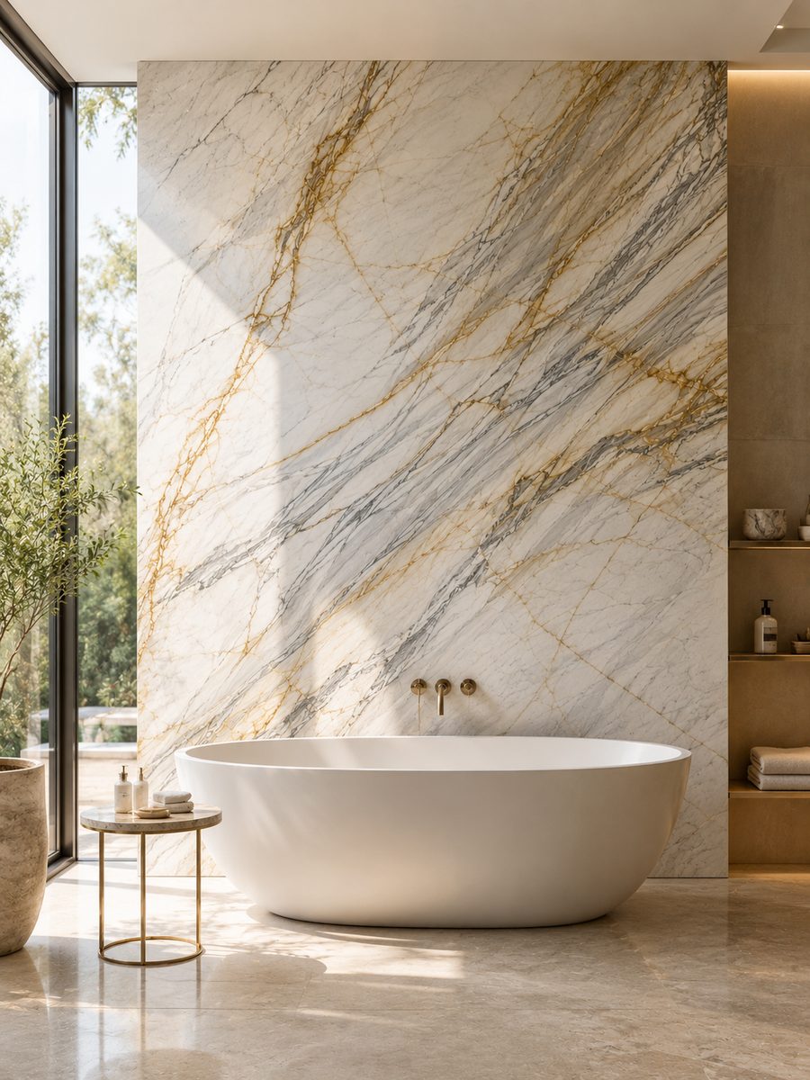 Calacatta Gold in day light