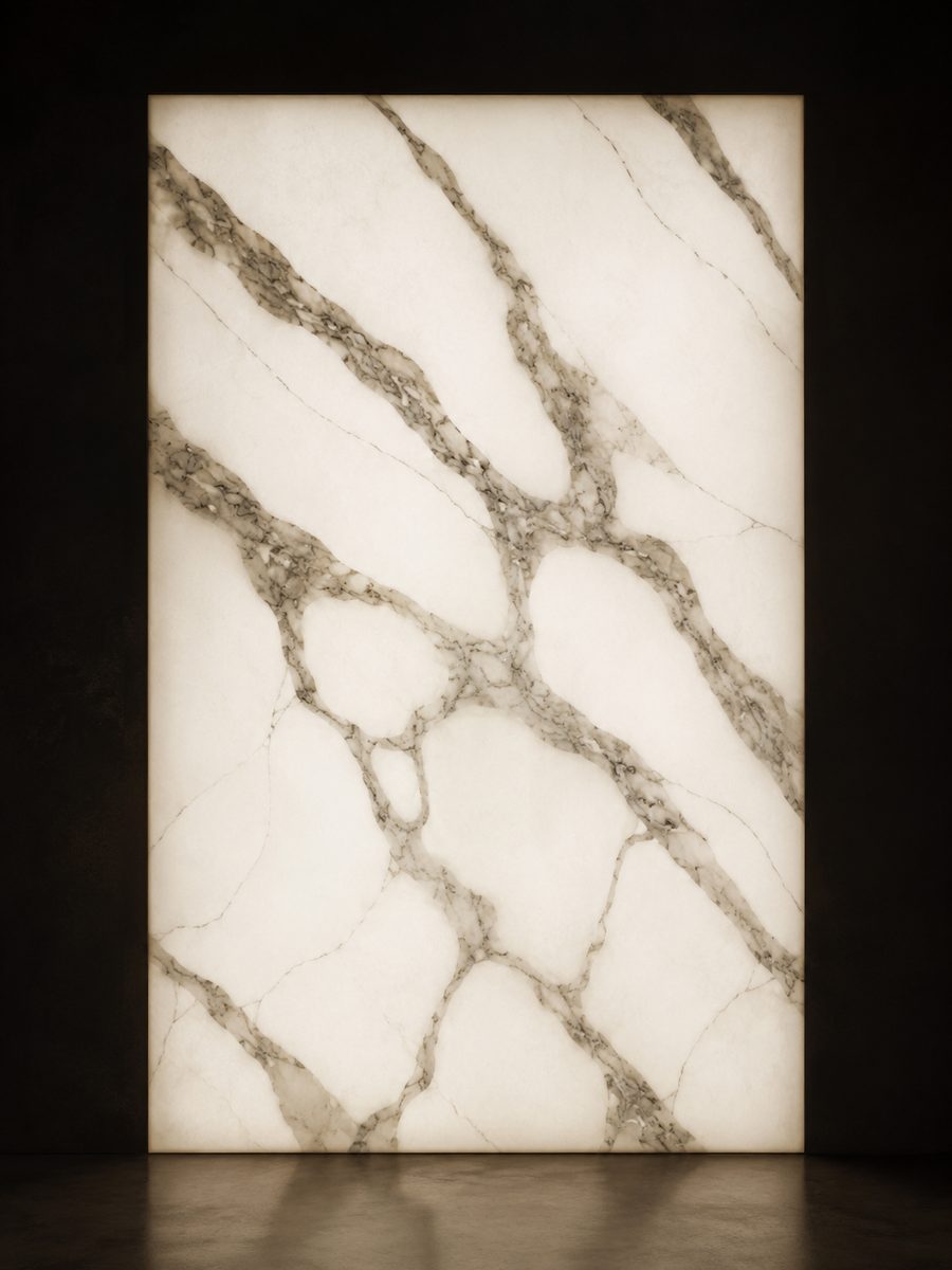 Calacatta Turco Bianco Ibiza in museum light