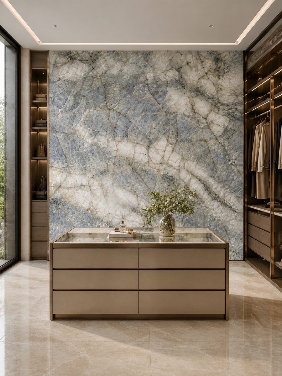 Cielo Sky Quartzite in day light