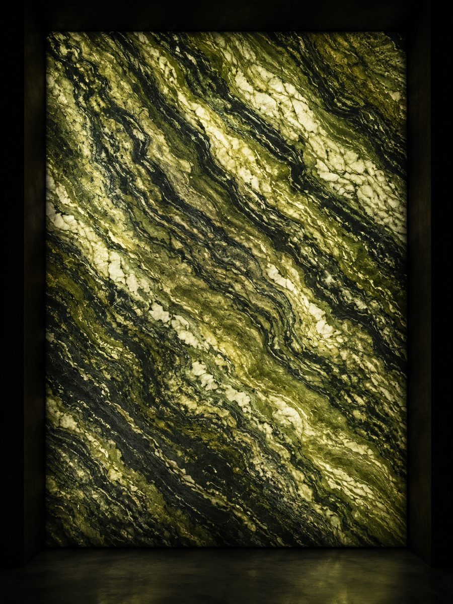 Connemara Marble in museum light