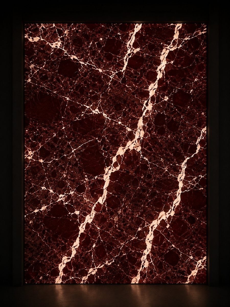 Elazıg Cherry Rosso Levanto Turco in museum light