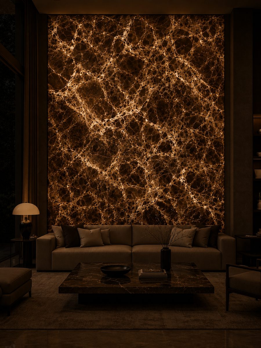 Emperador Dark in night light