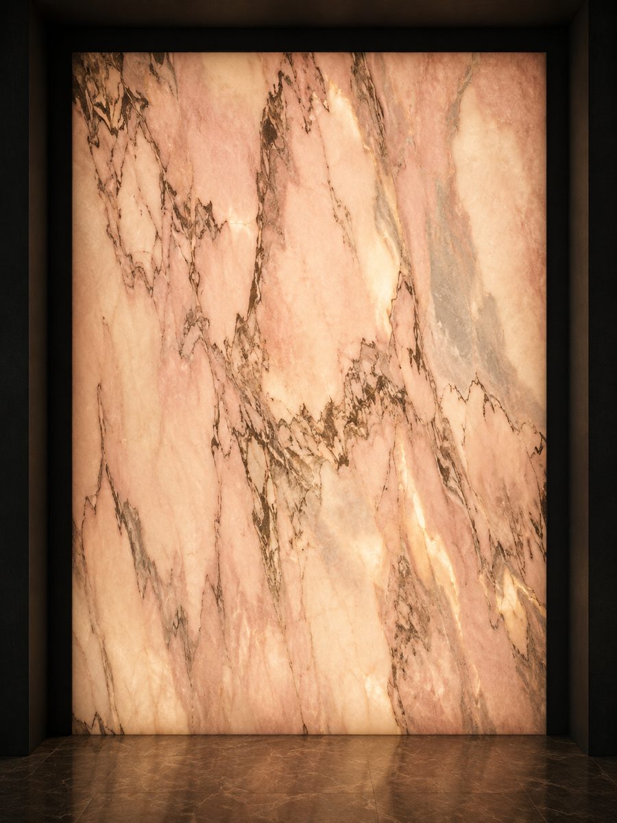 Estremoz Rosa in museum light