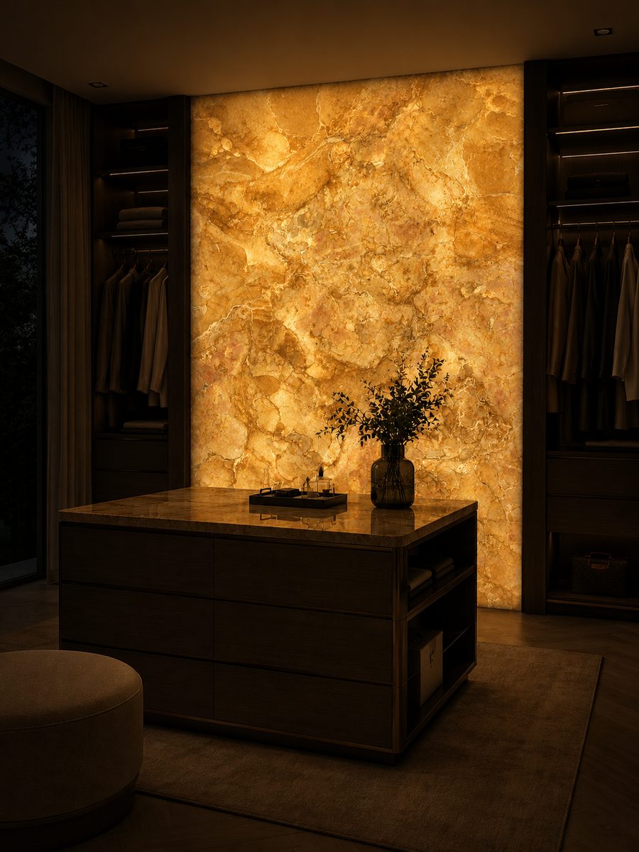Giallo Reale in night light