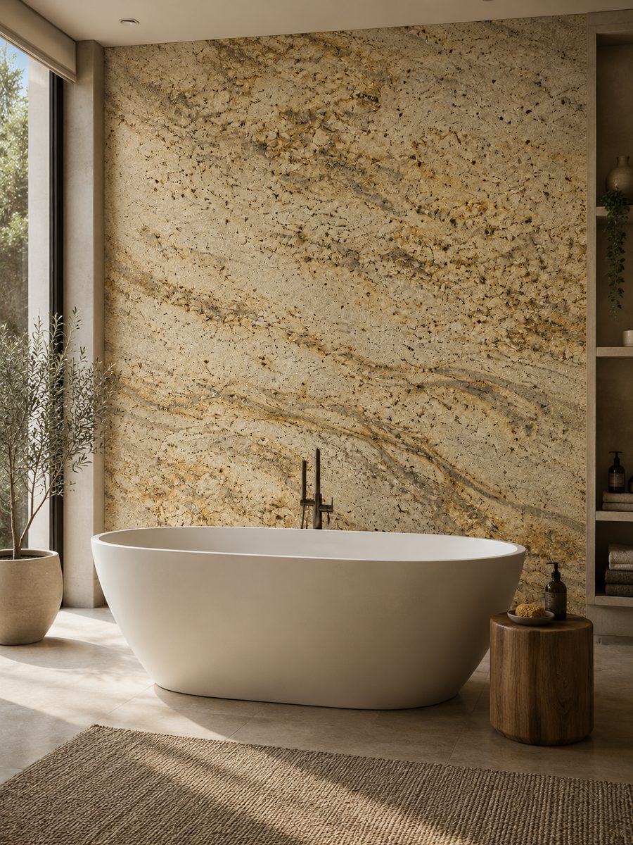 Golden Beige Antique in day light