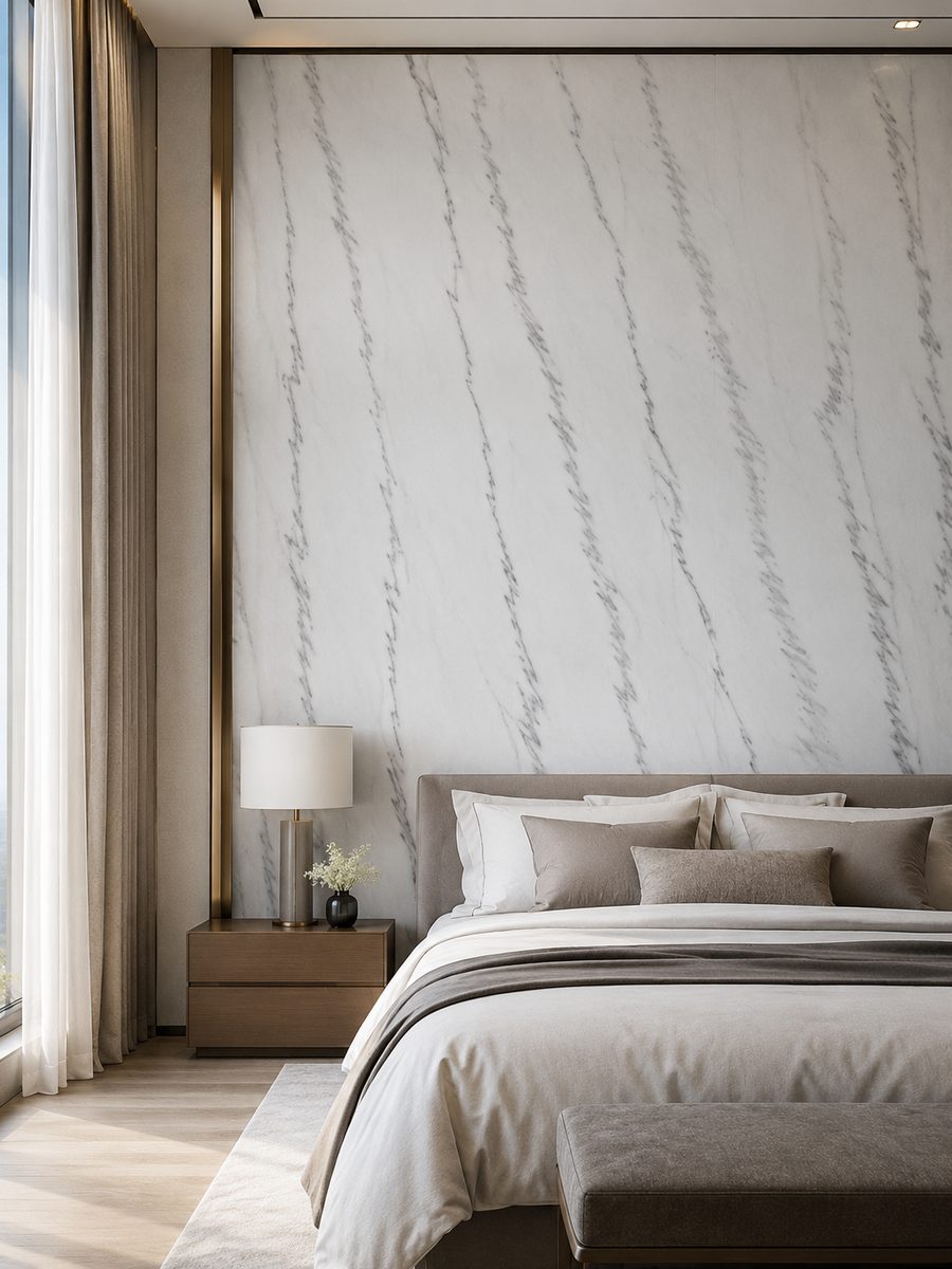 Guangxi White Chinese Carrara in day light