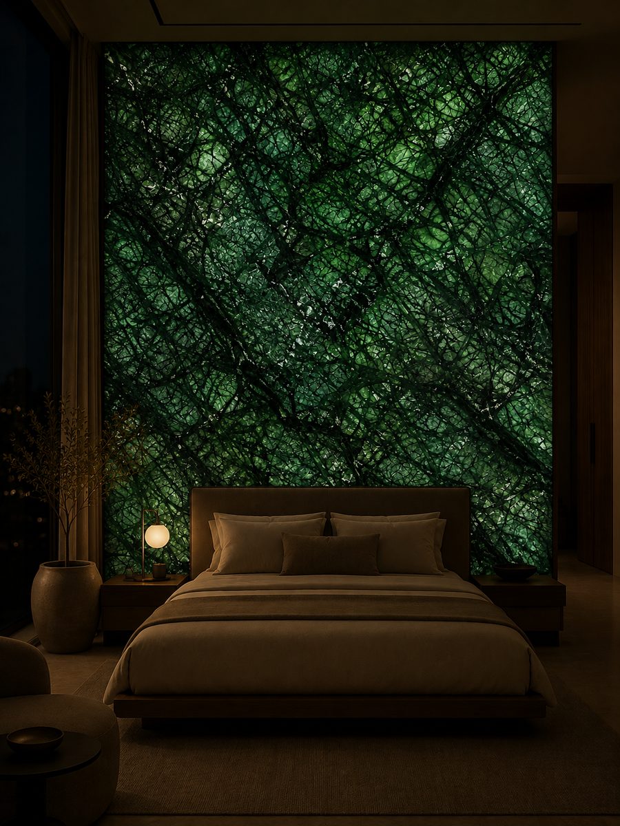 Indian Green (Kesariyaji) in night light