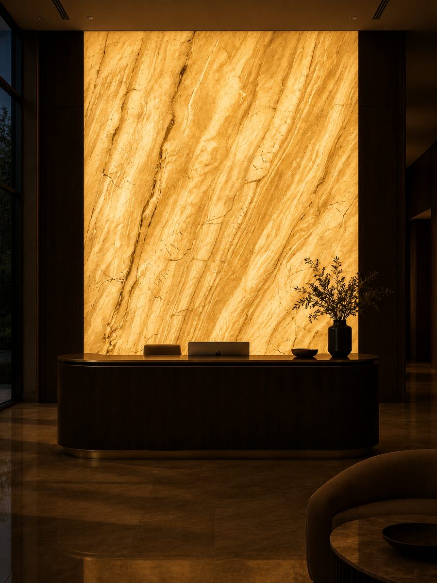 Katni Beige in night light