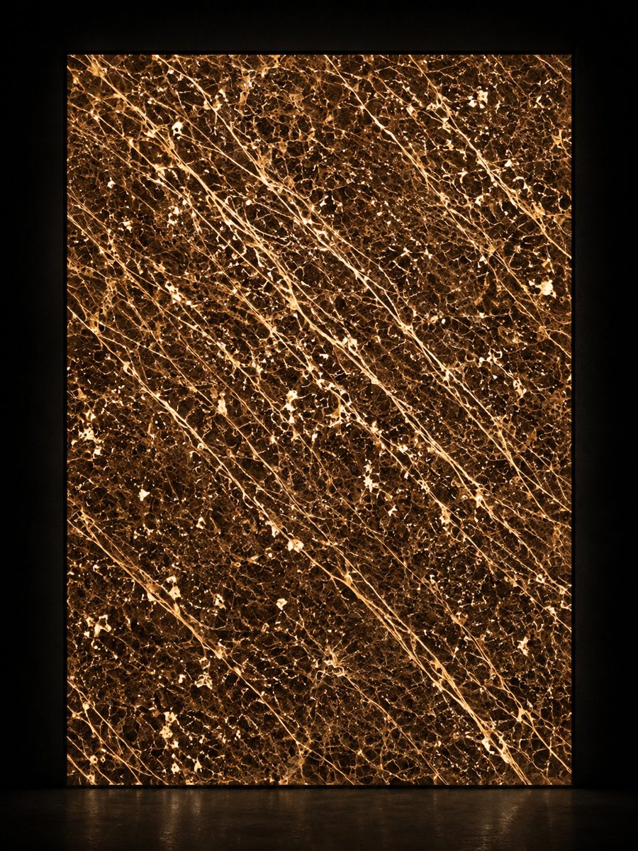 Marron Emperador Extra in museum light