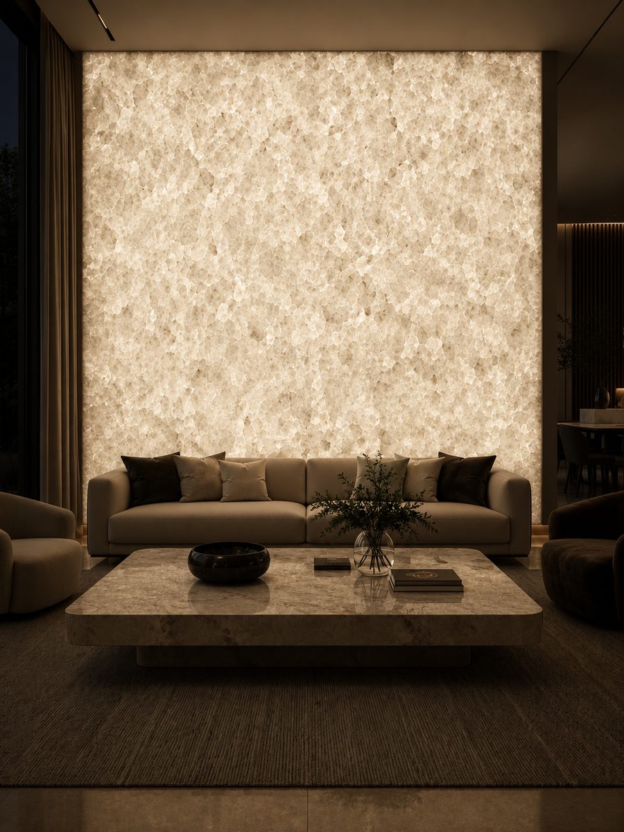 Naxos White in night light