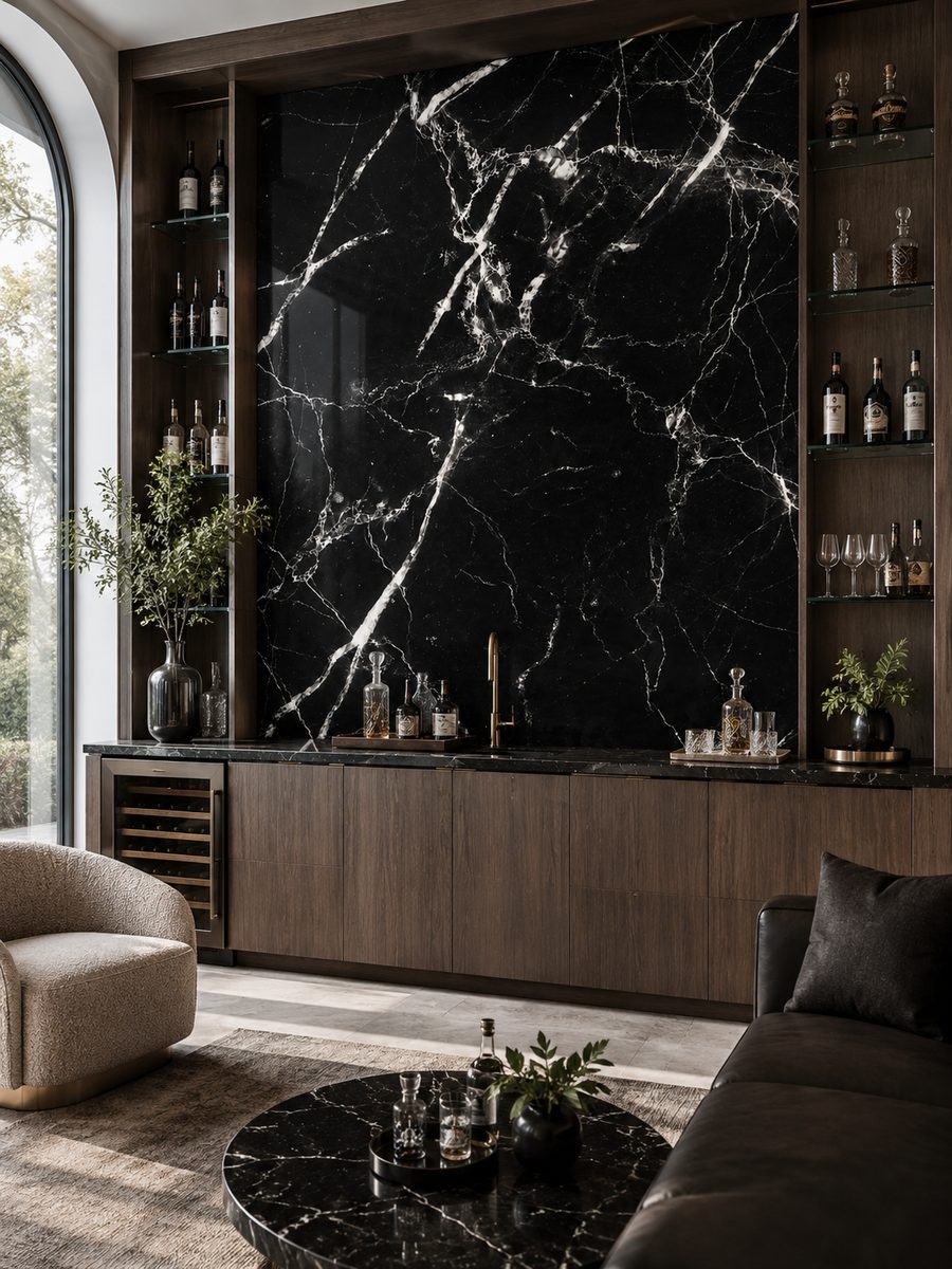 Nero Marquina Italiano in day light