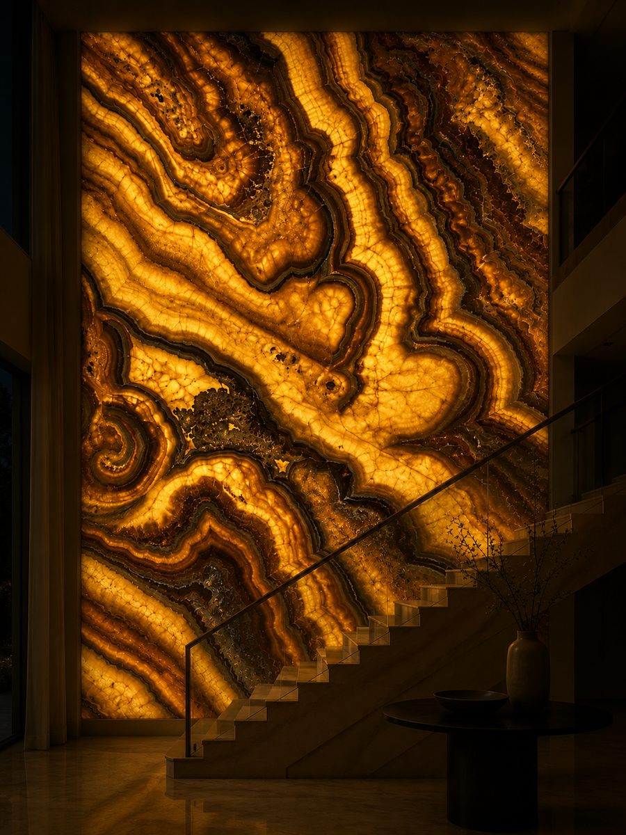 Onice Tiger in night light