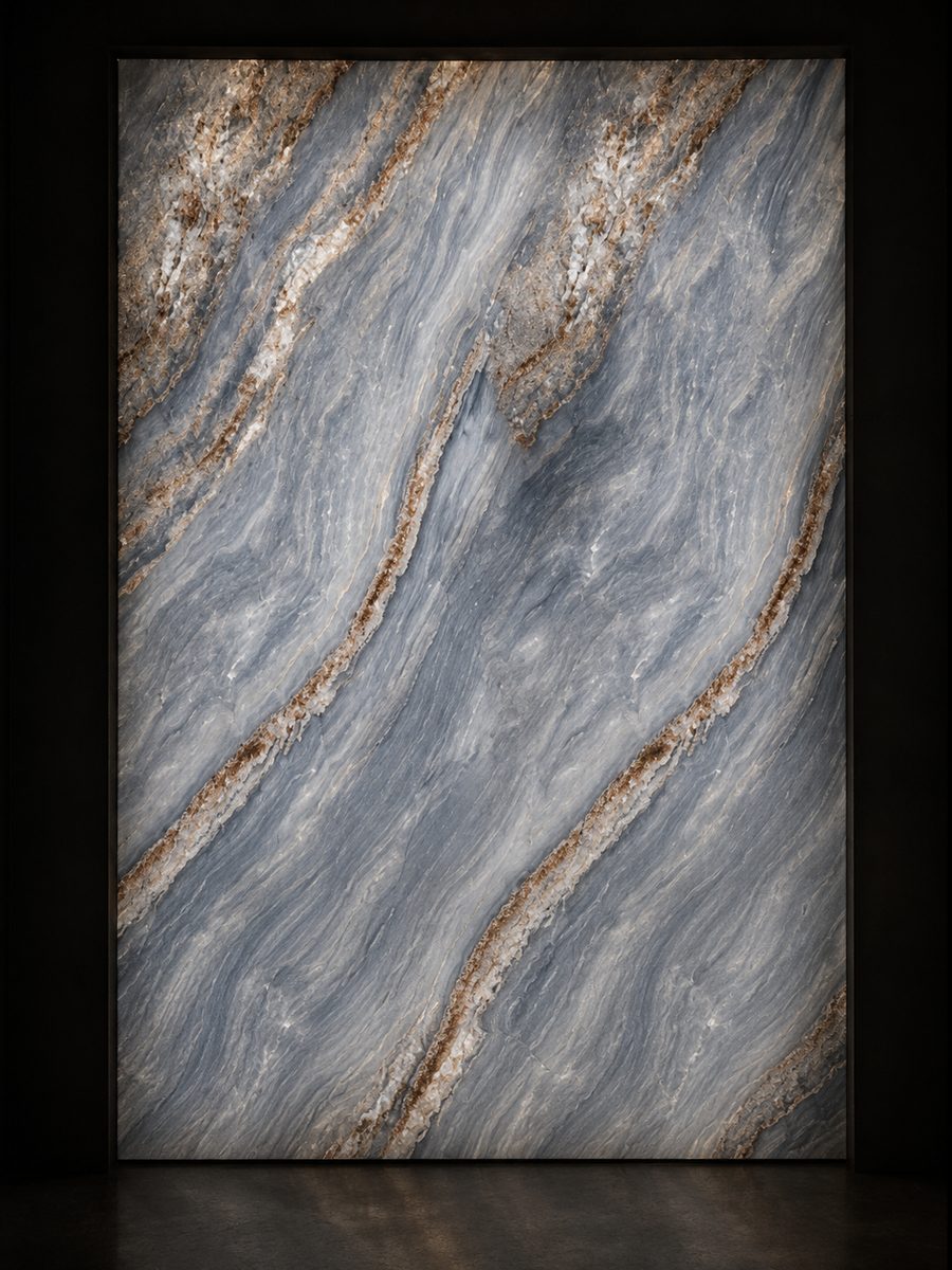 Palissandro Bluette in museum light