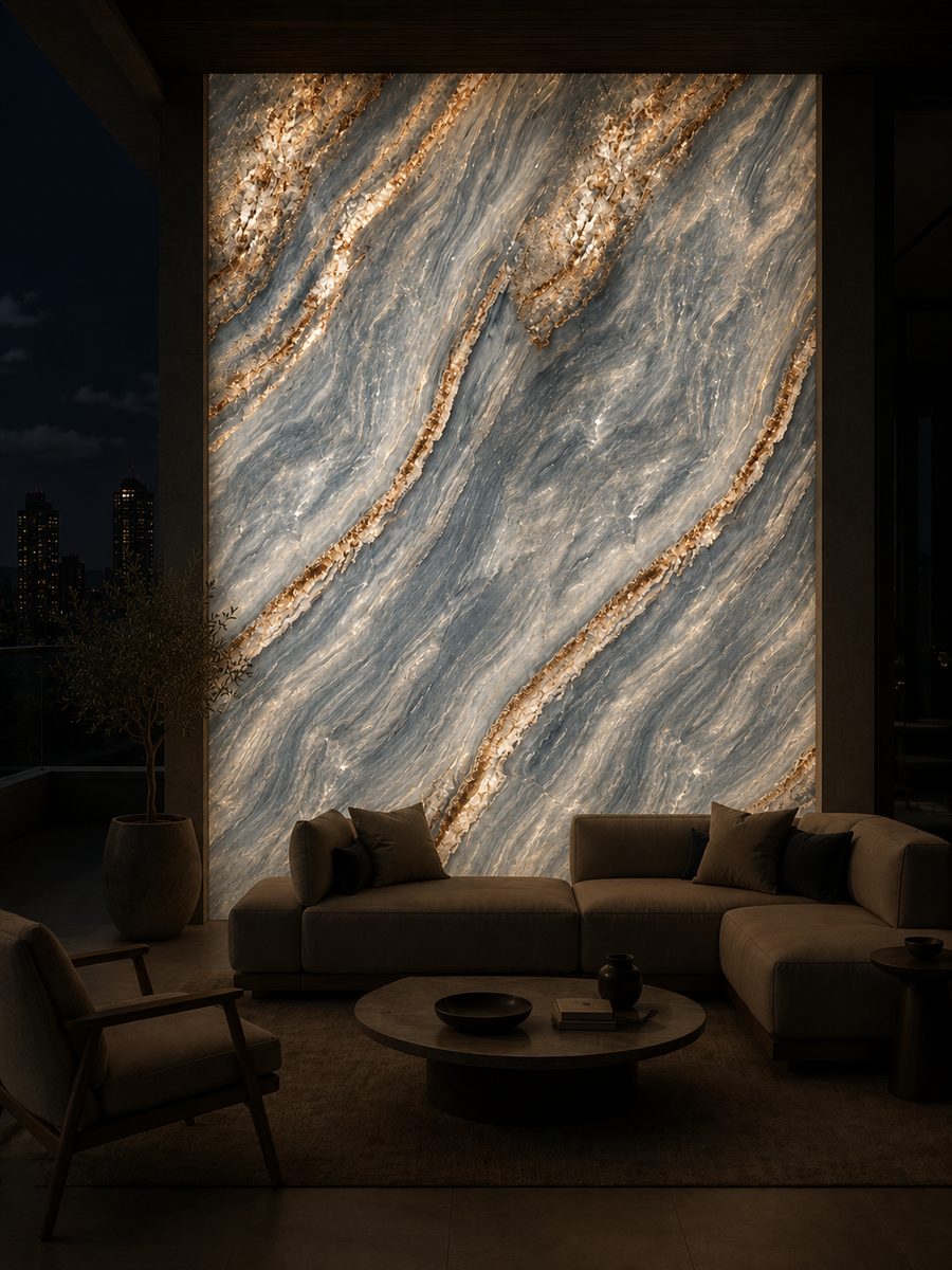 Palissandro Bluette in night light