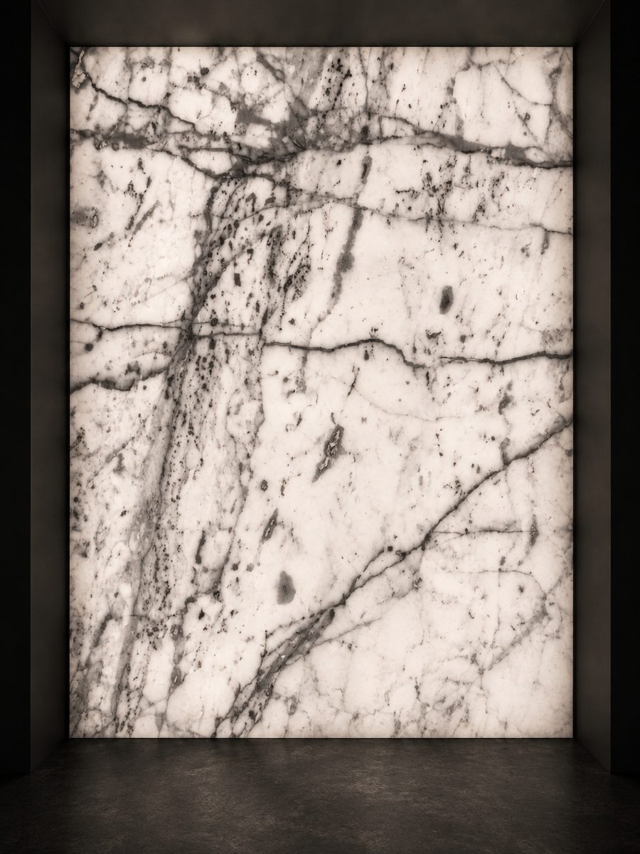 Panther White in museum light