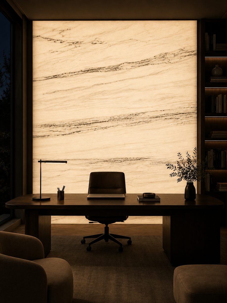Pentelikon in night light
