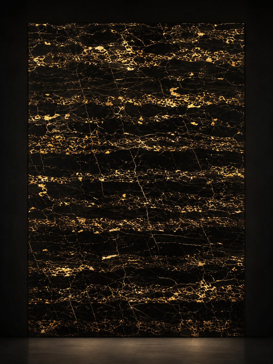 Portoro Gold Extra in museum light