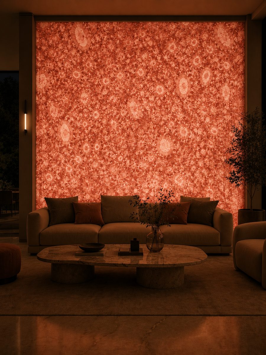 Rosso Asiago in night light