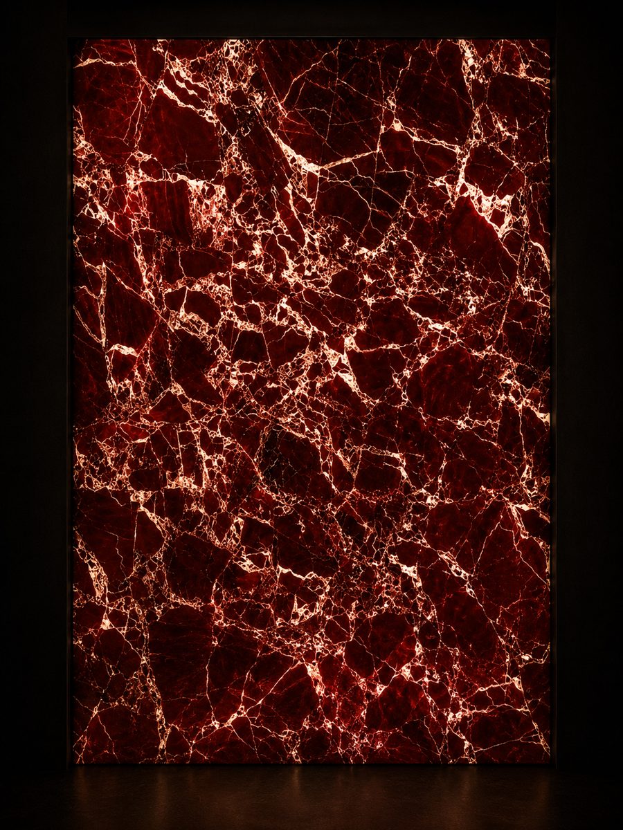 Rosso Levanto in museum light