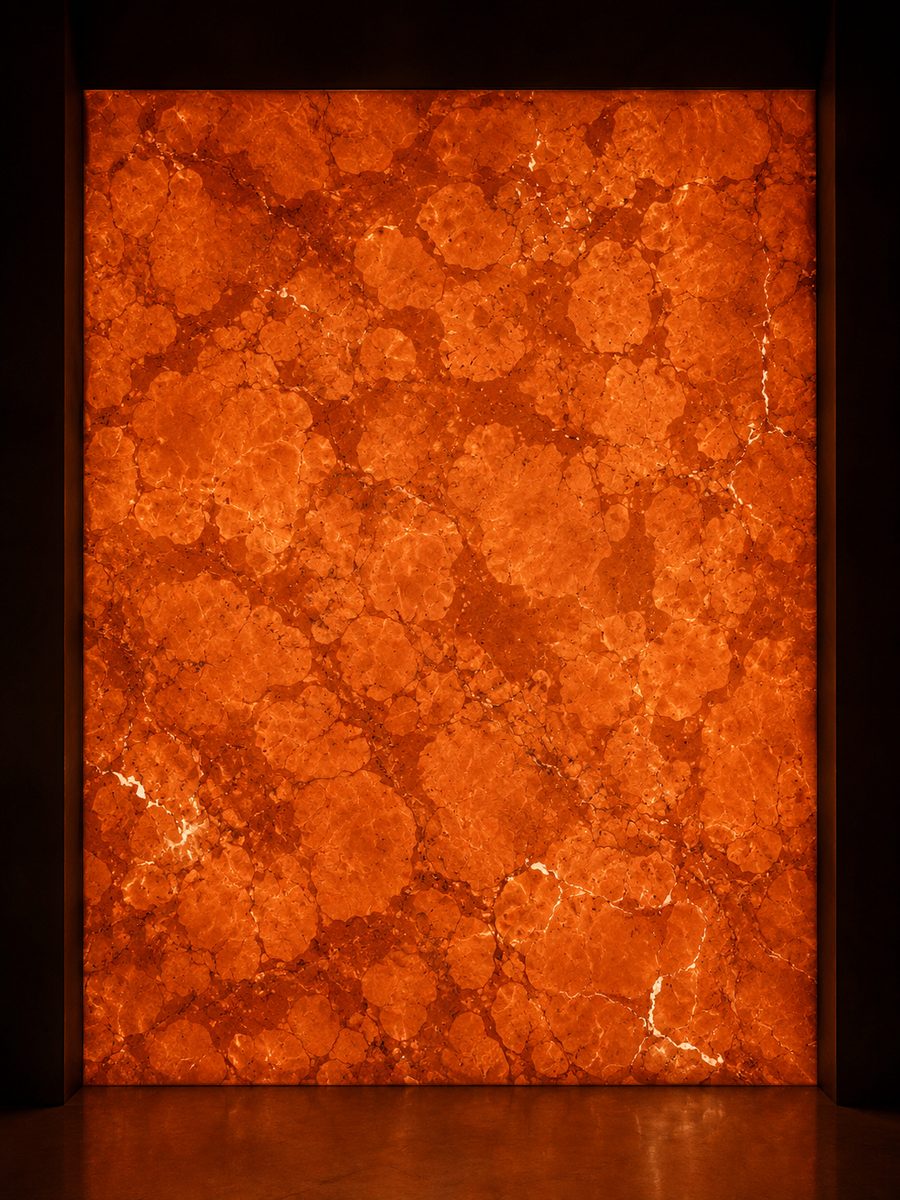 Rosso Verona in museum light