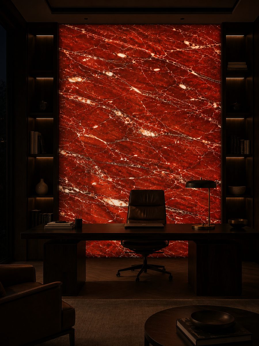 Rouge Griotte in night light