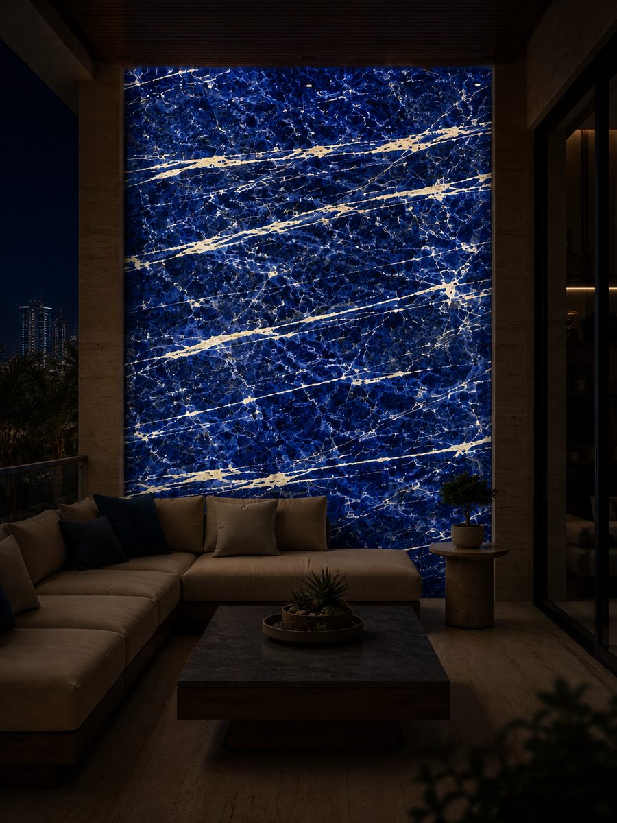 Sodalite Namibia in night light
