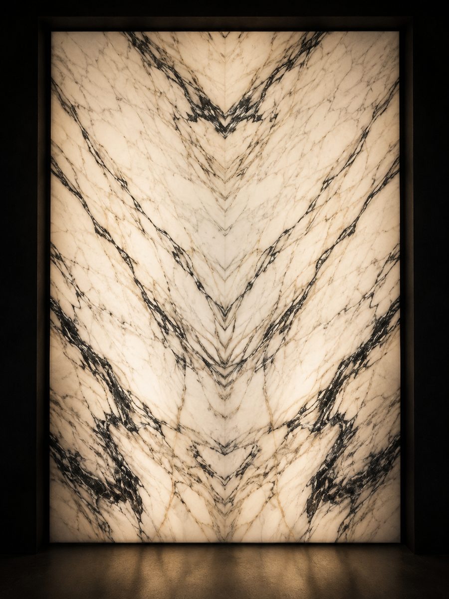 Statuario Extra AAA in museum light