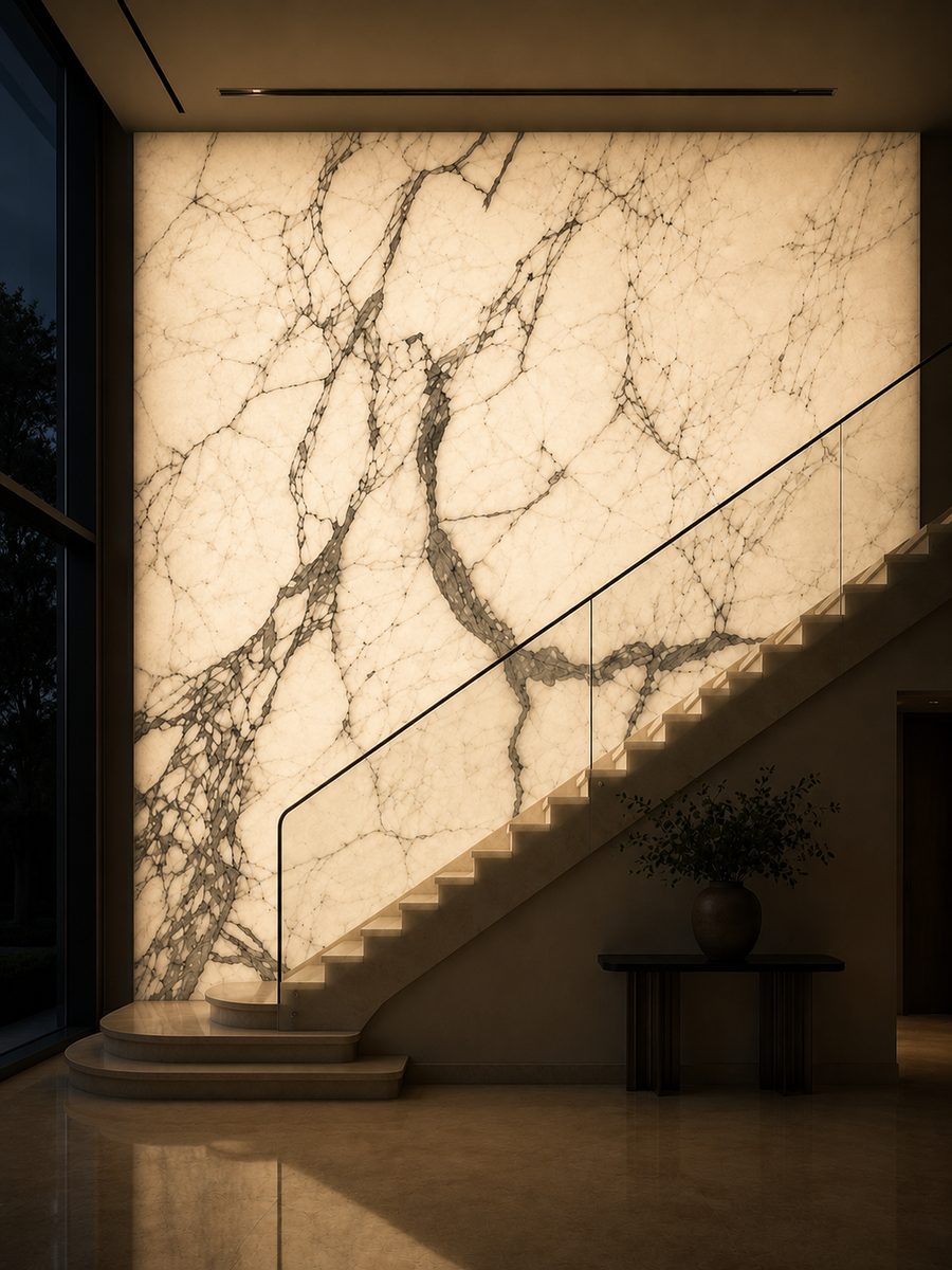 Statuario Venato AAA in night light