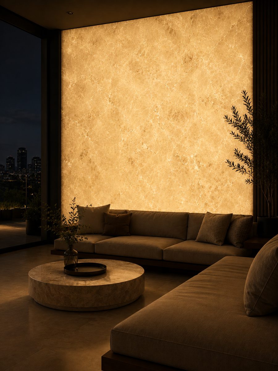 Sultan Beige in night light