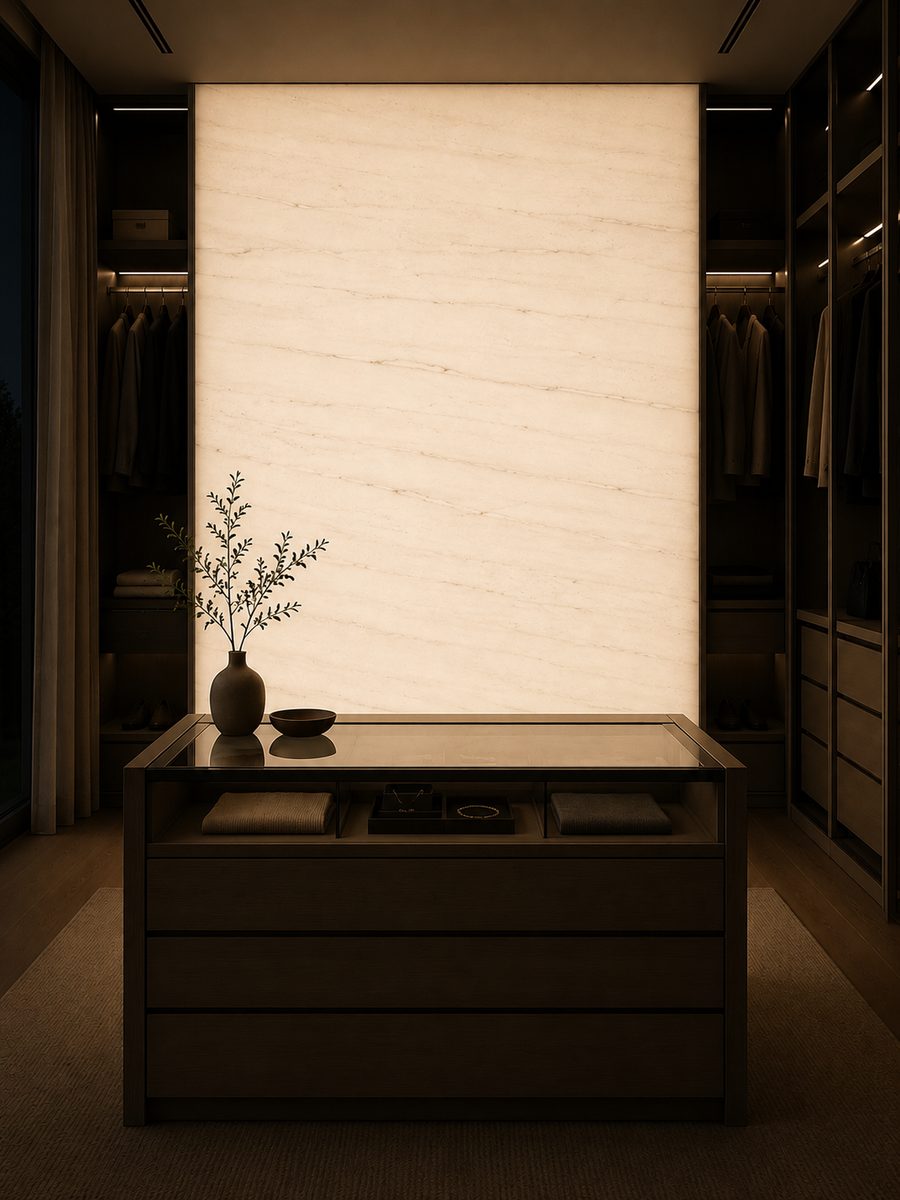 Thassos Standard in night light