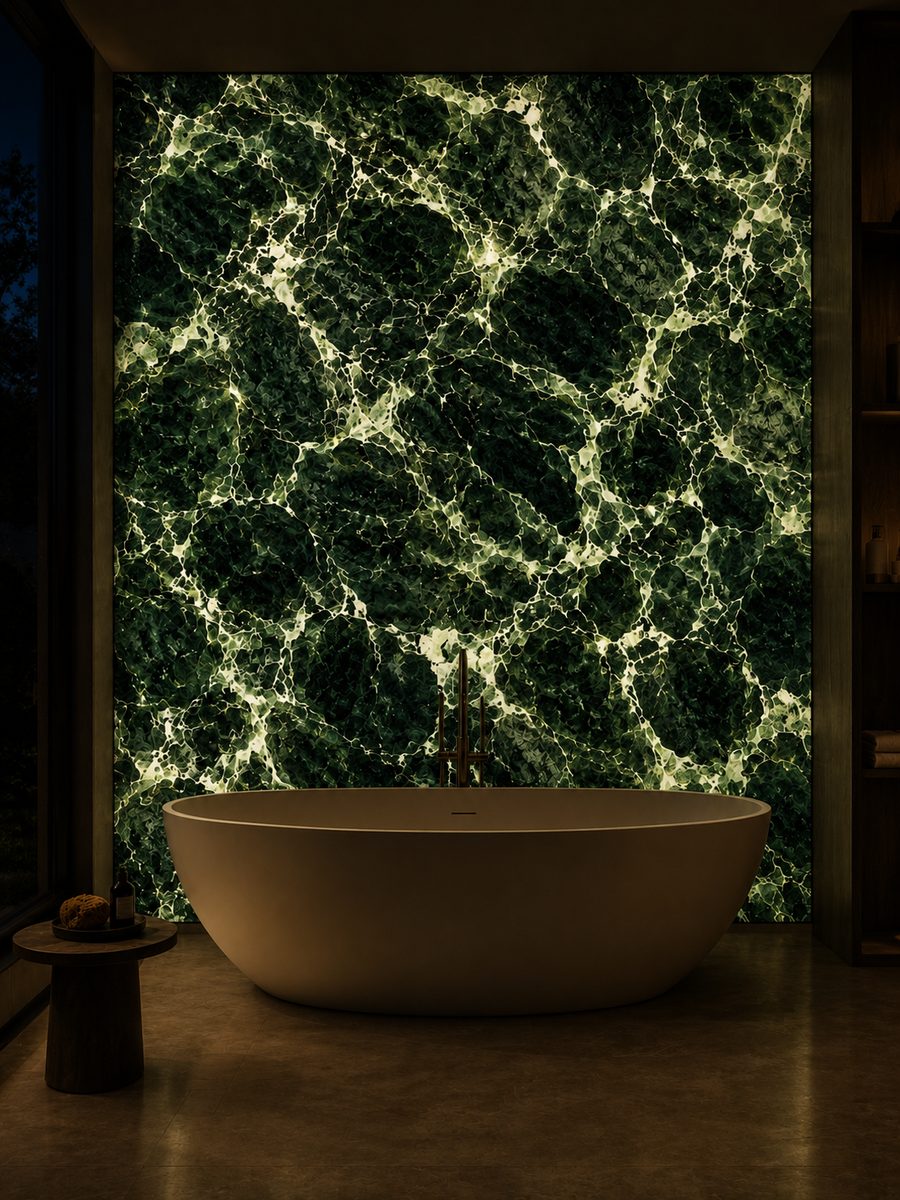 Verde Alpi in night light
