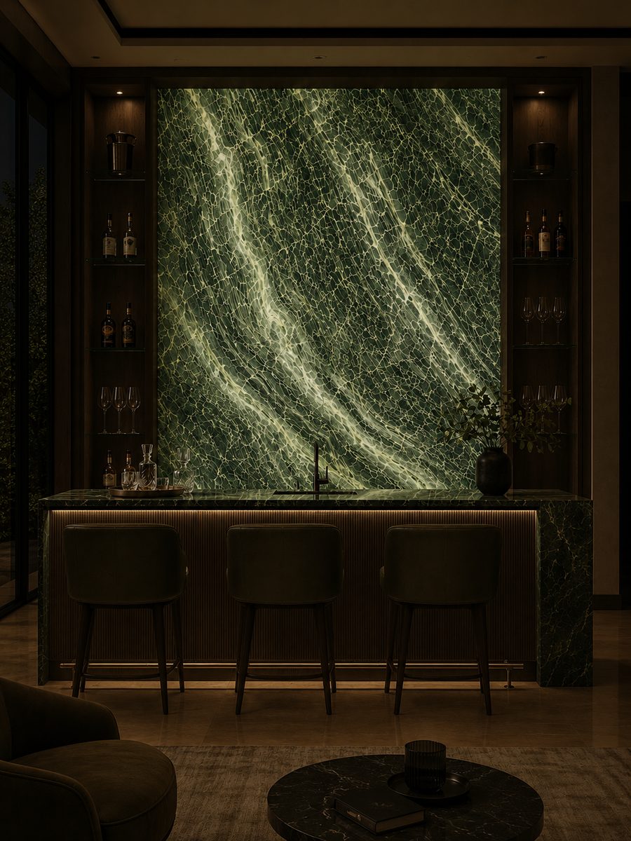 Vert d'Estours in night light