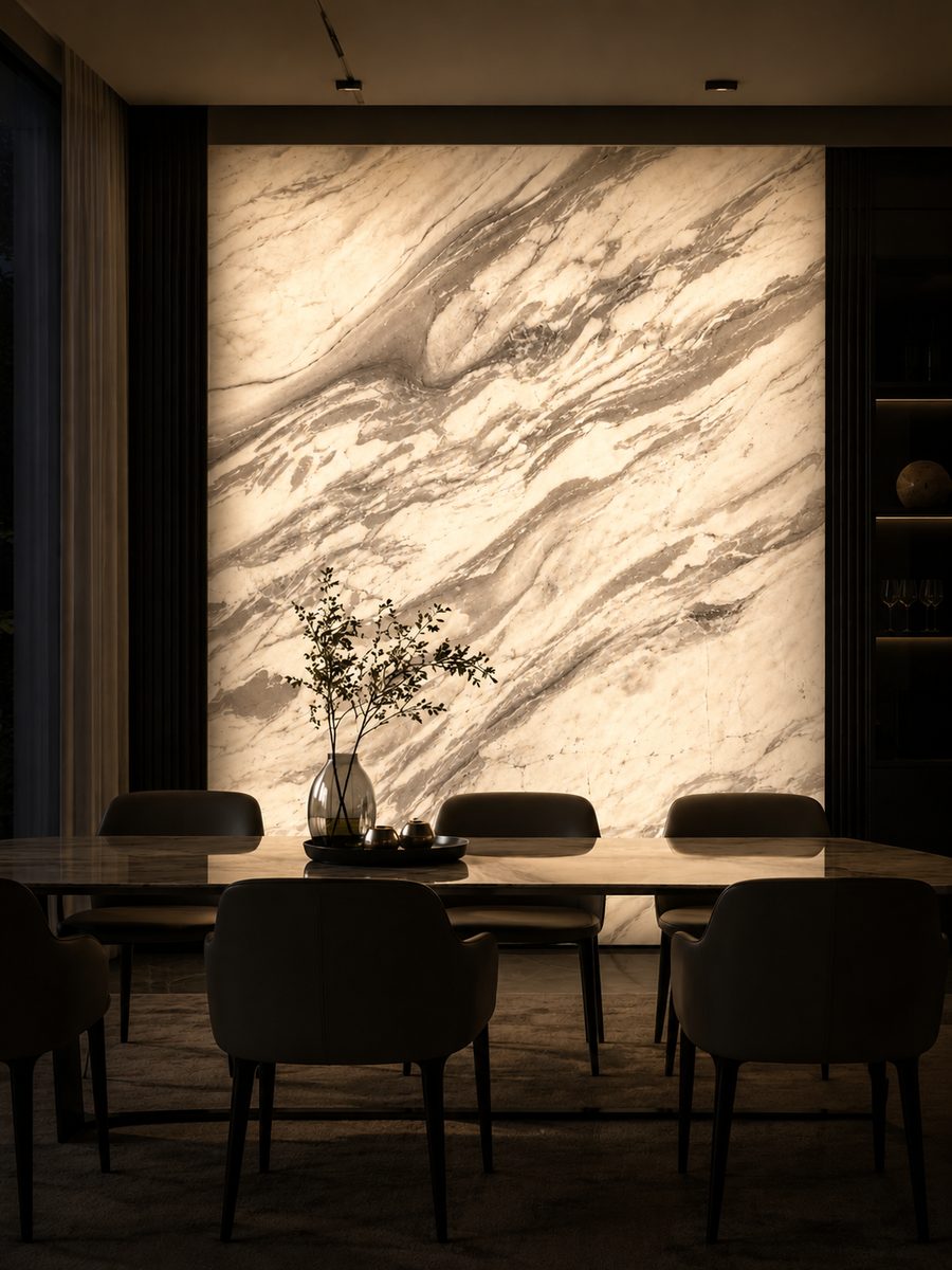 Volakas Premium in night light